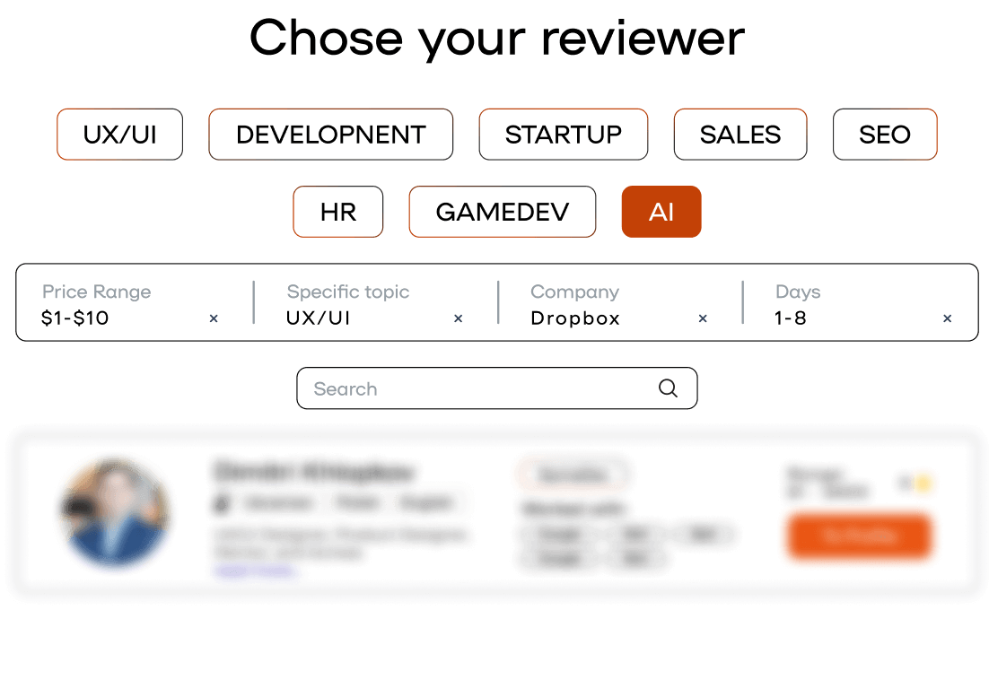 Select a Reviewer 🤔